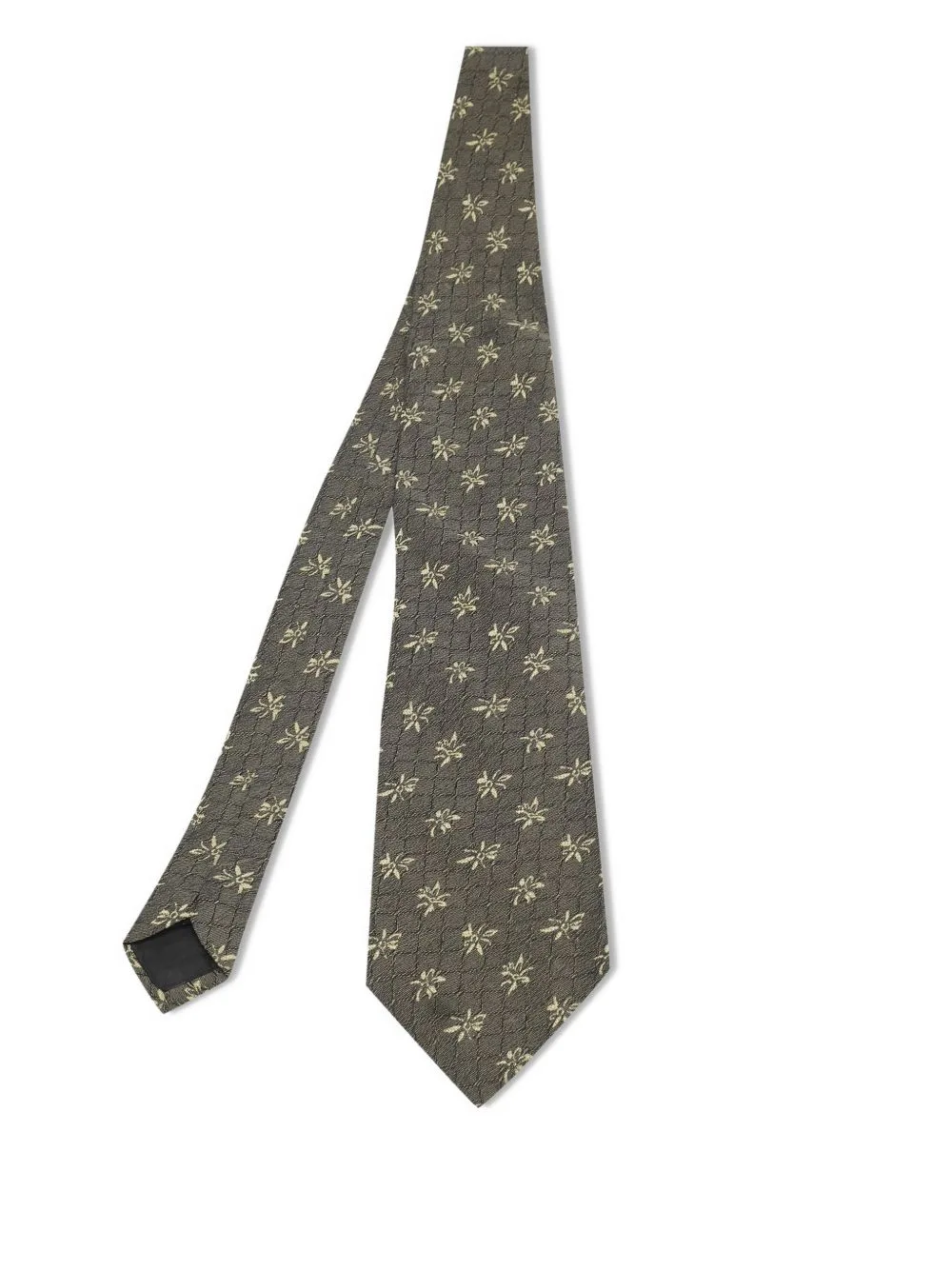 Floral-Pattern Silk Tie by BOSS