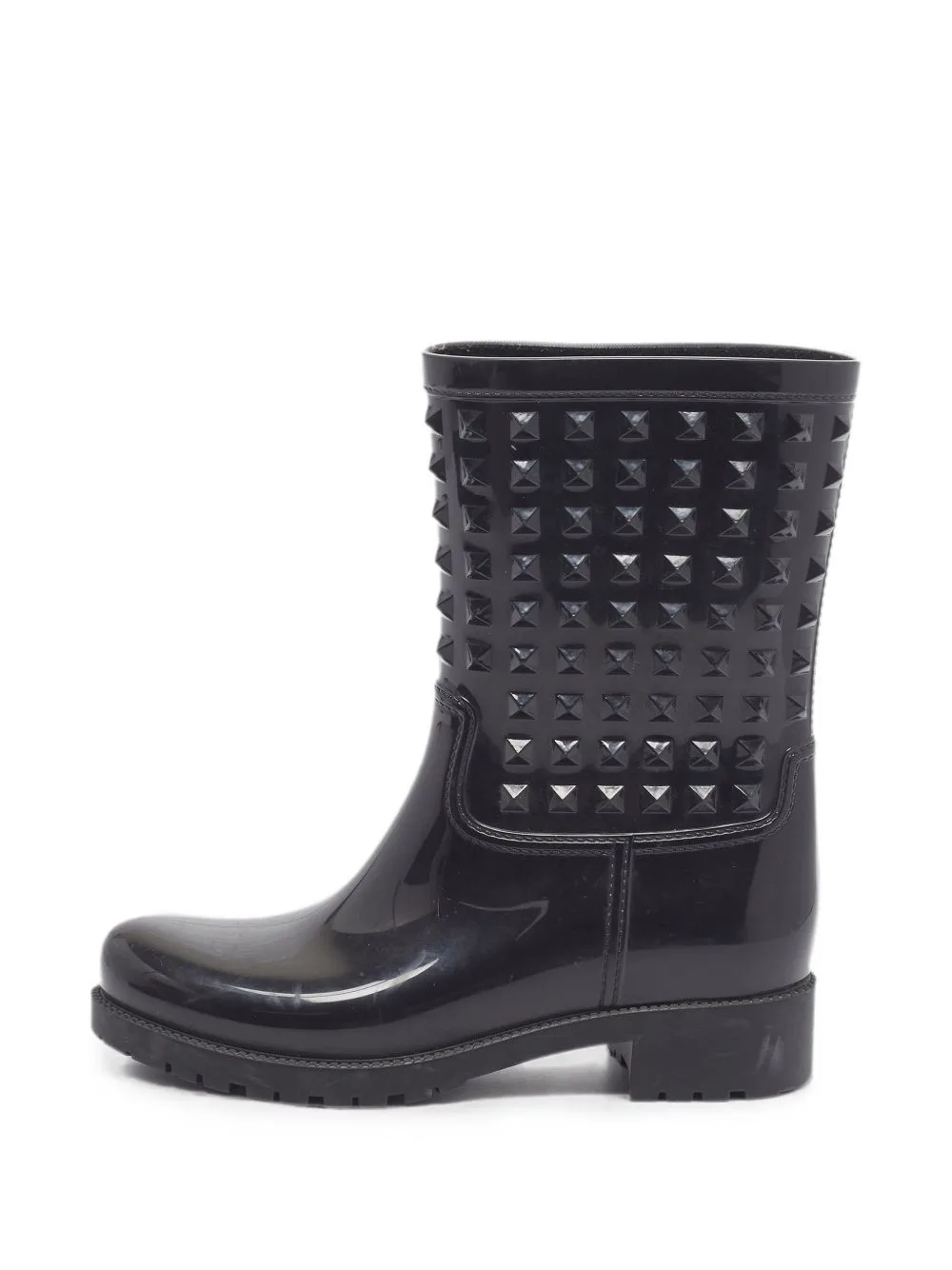 Rockstud Rain Boots by Valentino Garavani Pre-Owned