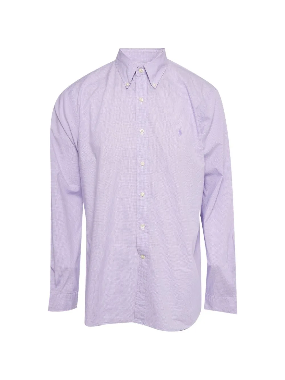 Check-Pattern Button-Down Shirt by Ralph Lauren Vintage