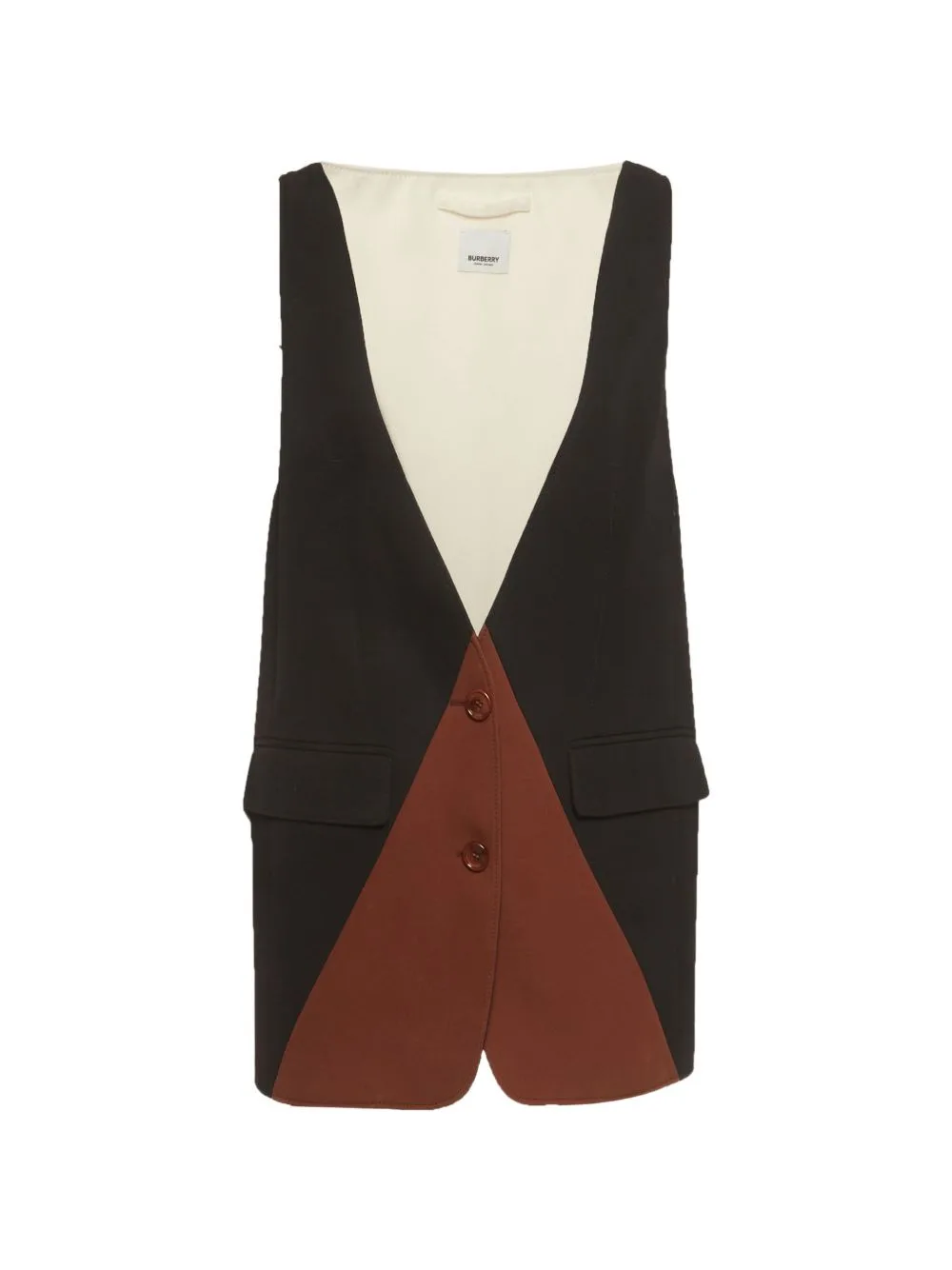 Colorblock Sleeveless Vest by Burberry Pre-Owned