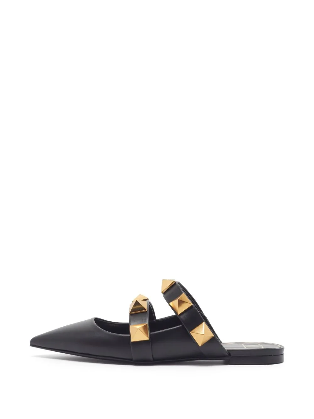 Roman Stud Leather Mules by Valentino Garavani Pre-Owned