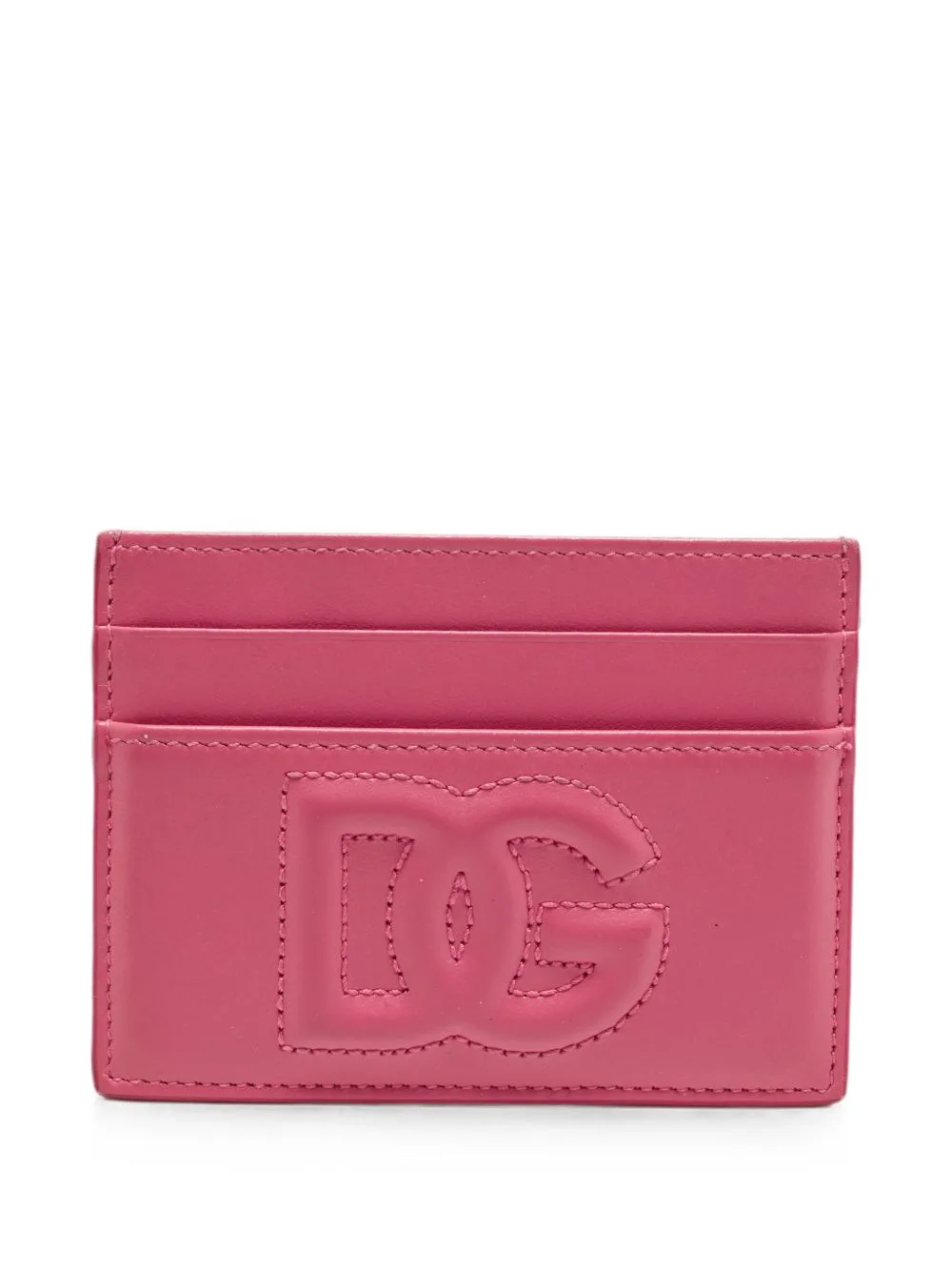 DG Logo Embossed Card Holder by Dolce & Gabbana Pre-Owned