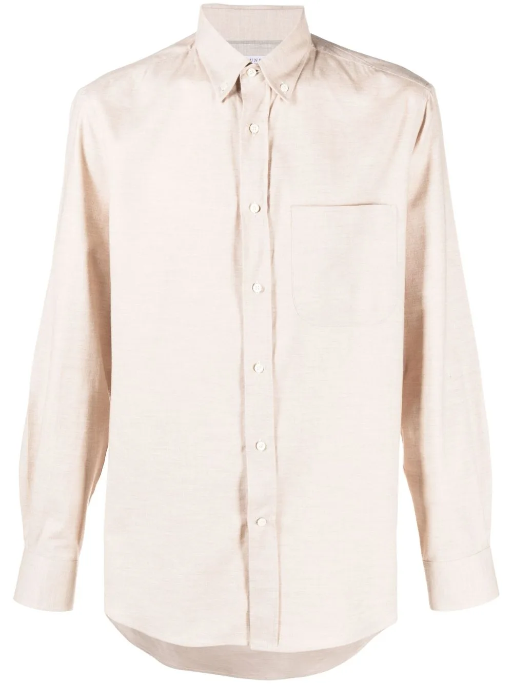 Long-Sleeve Cotton Shirt by Brunello Cucinelli