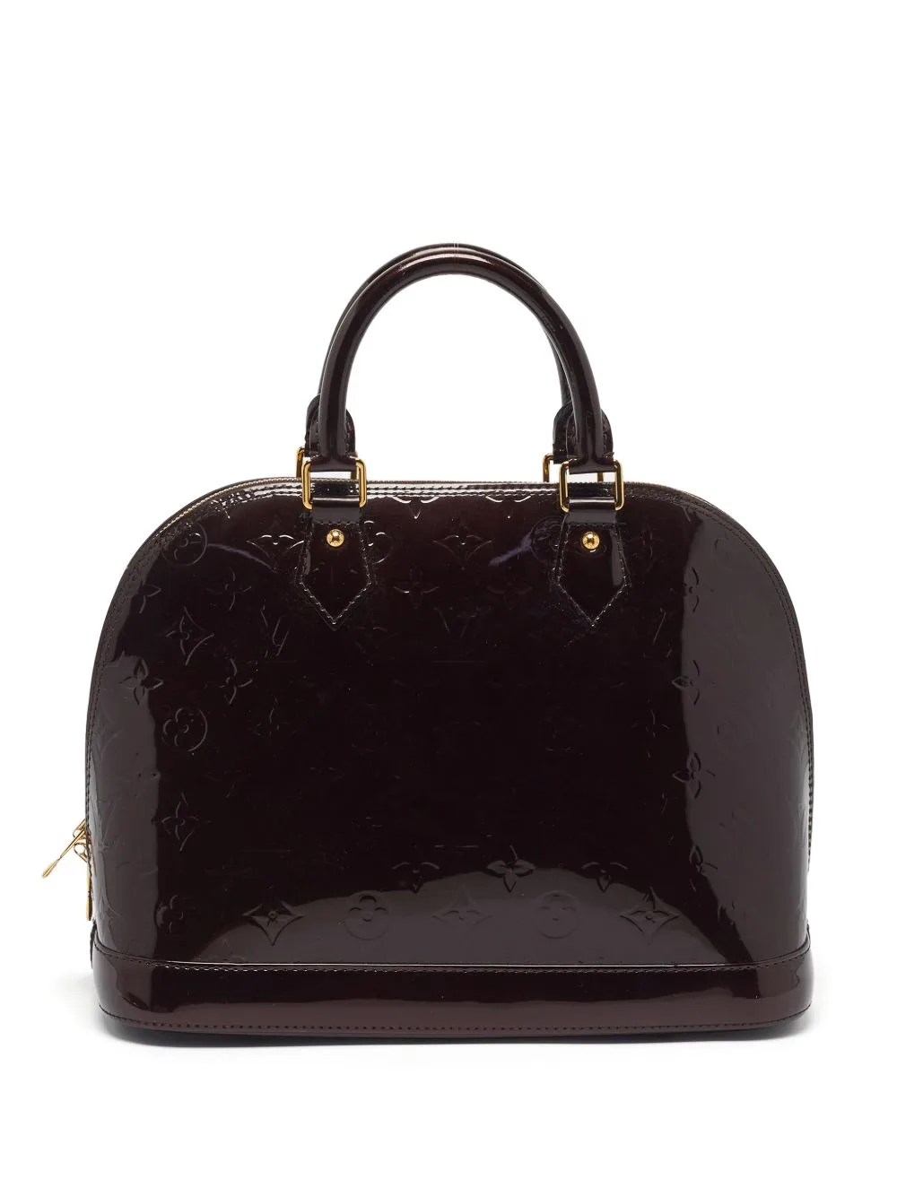 2012 PM Alma Monogram Vernis Tote Bag by Louis Vuitton Pre-Owned