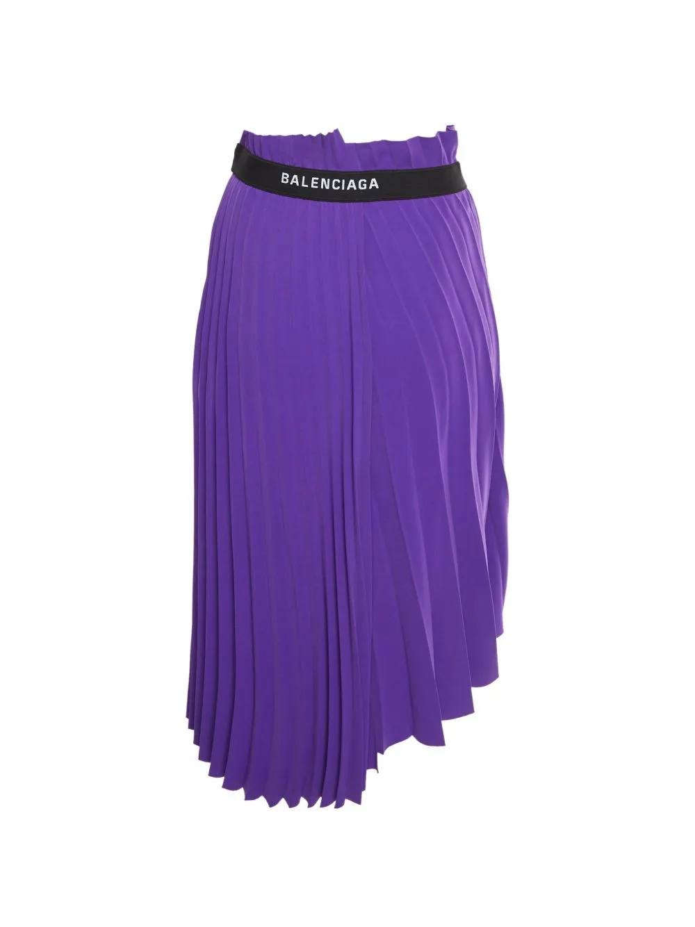 Midi Overlay Asymmetric Skirt by Balenciaga Pre-Owned