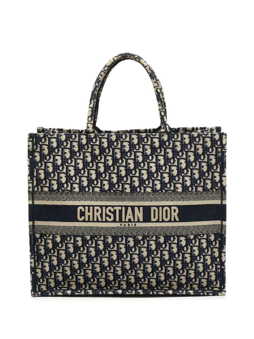 2017 Oblique Book Tote Bag by Christian Dior Pre-Owned