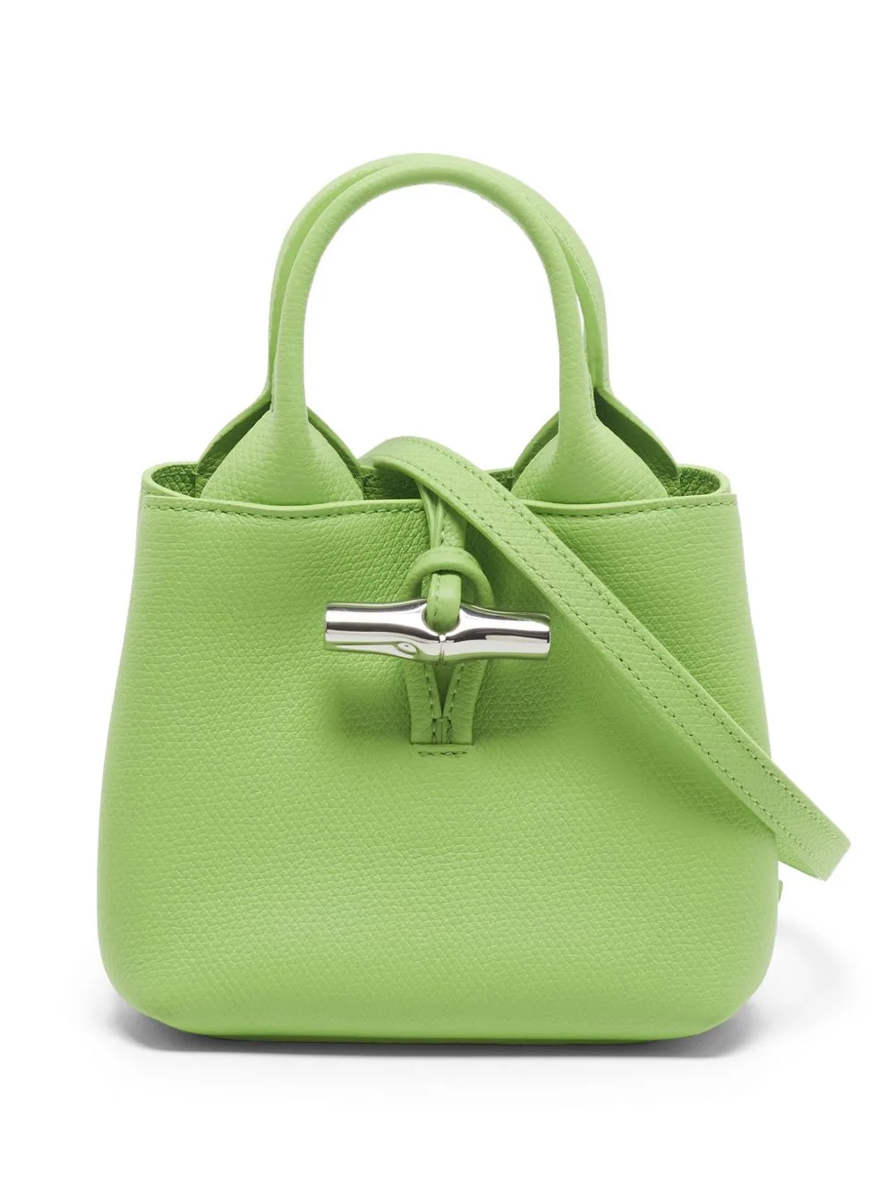 XS Le Roseau Leather Tote Bag by Longchamp