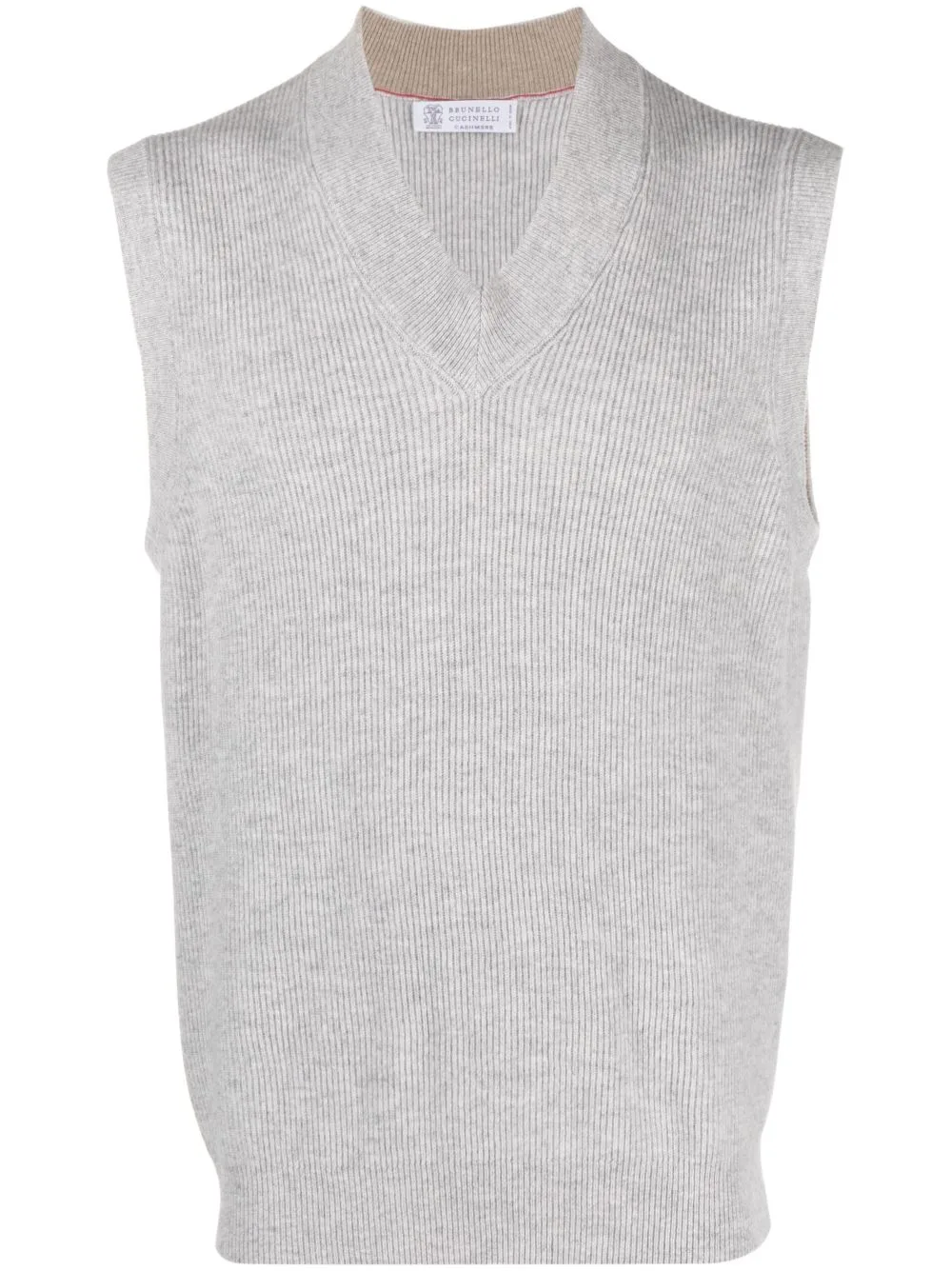 Ribbed-Knit Cashmere Sweater by Brunello Cucinelli