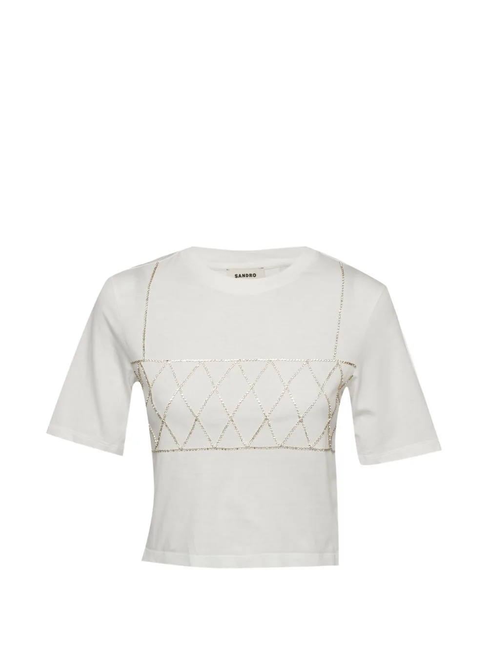Crystal-Embellished T-Shirt by SANDRO