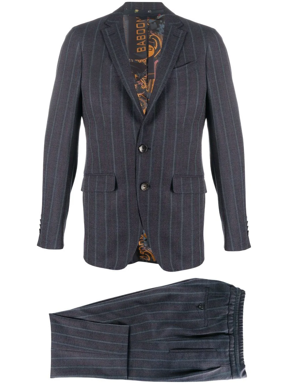 Pinstripe-Pattern Single Breasted Suit by ETRO