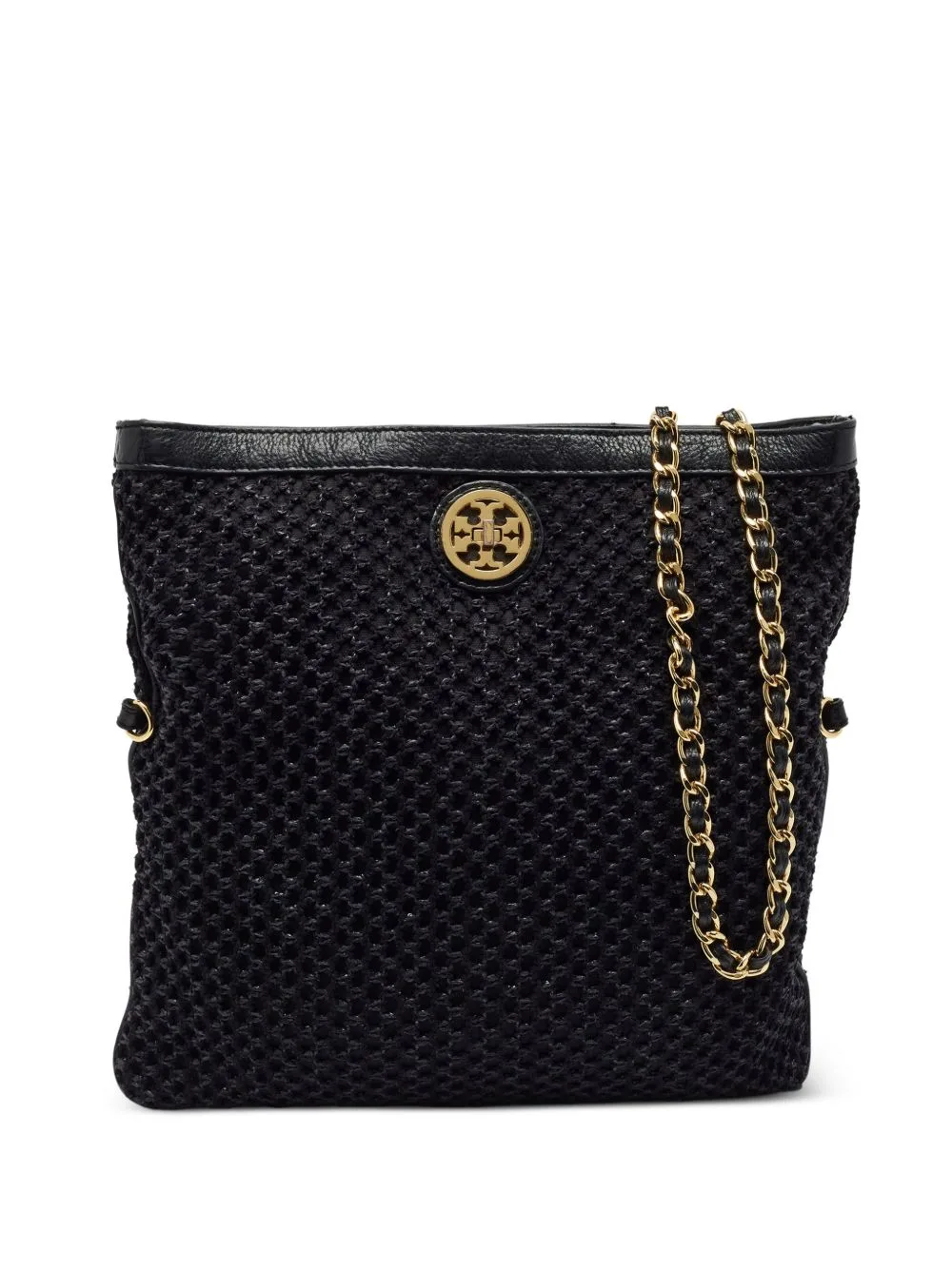 Woven Chain-Strap Shoulder Bag by Tory Burch