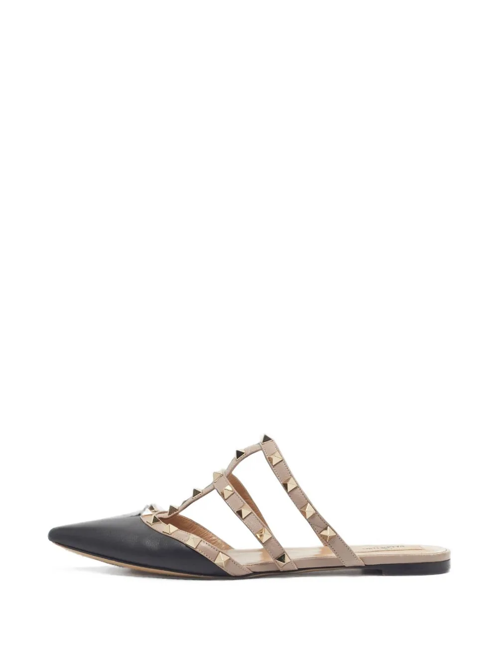 Rockstud Pointed-Toe Mules by Valentino Garavani Pre-Owned