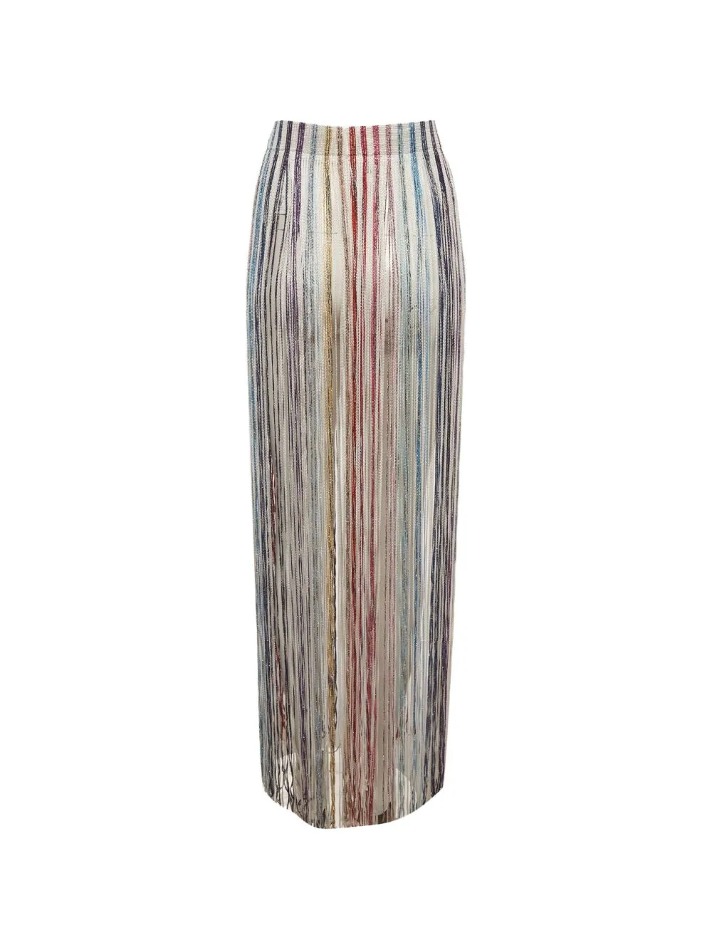 Fringe-Detail Midi Skirt by Missoni Pre-Owned