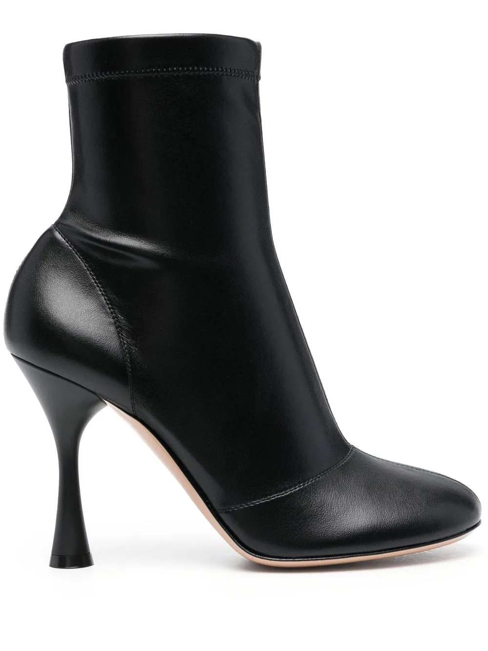Larue 95mm Leather Ankle Boots by Gianvito Rossi