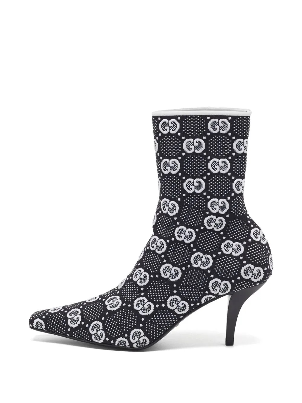 GG Knit Ankle Boots