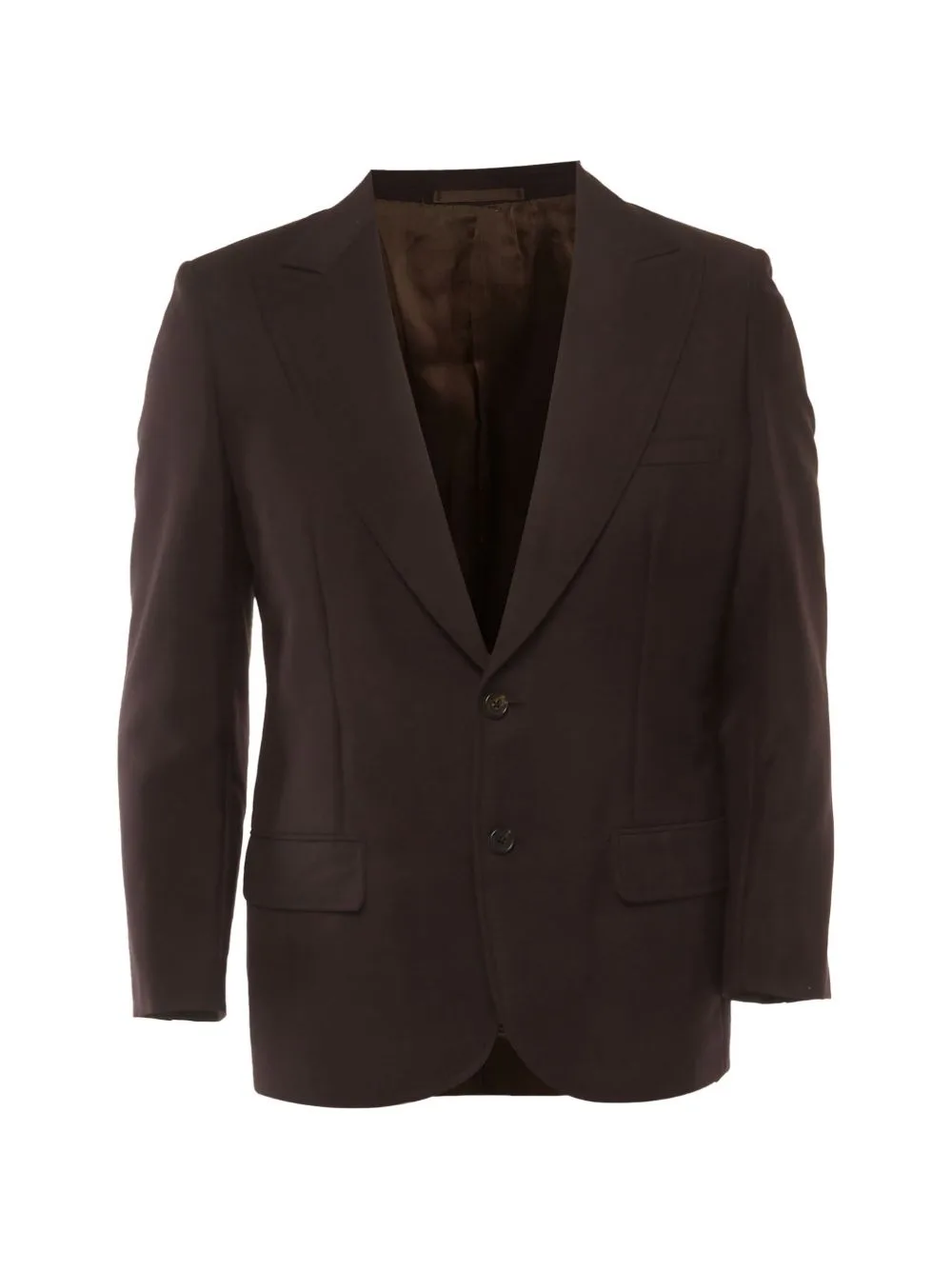 Single-Breasted Wool-Blend Blazer by Prada Pre-Owned