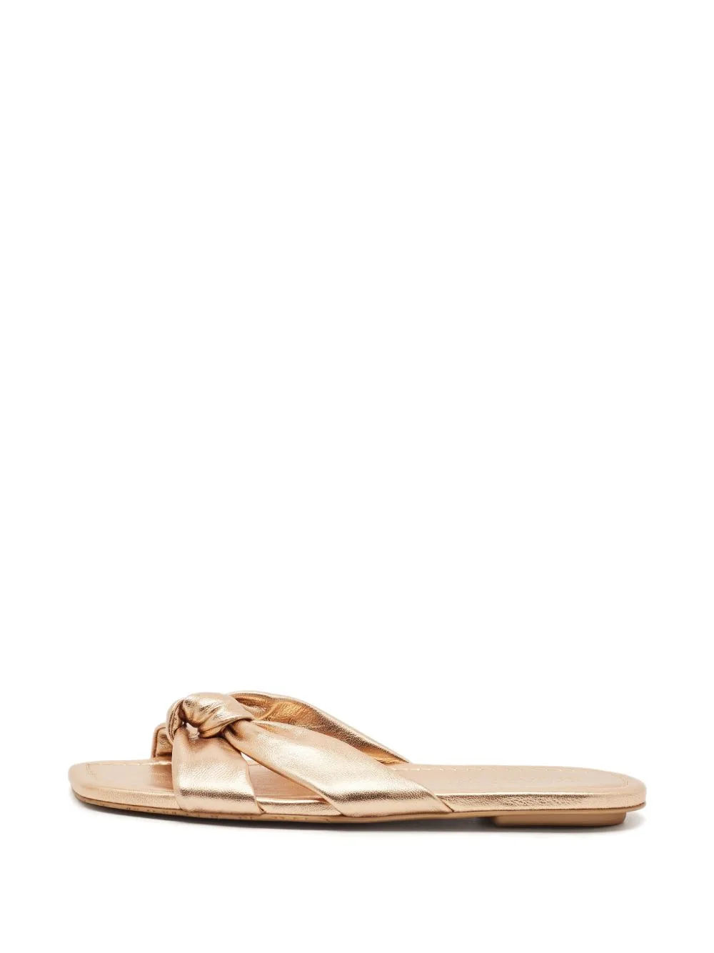 Knot-Detail Flat Sandals by Stuart Weitzman