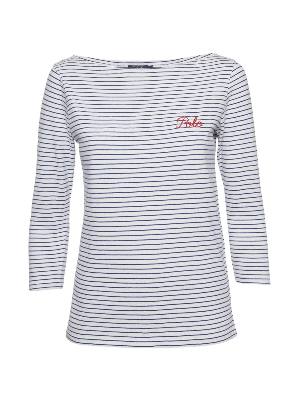 Striped Long-Sleeve Top by Polo Ralph Lauren Vintage