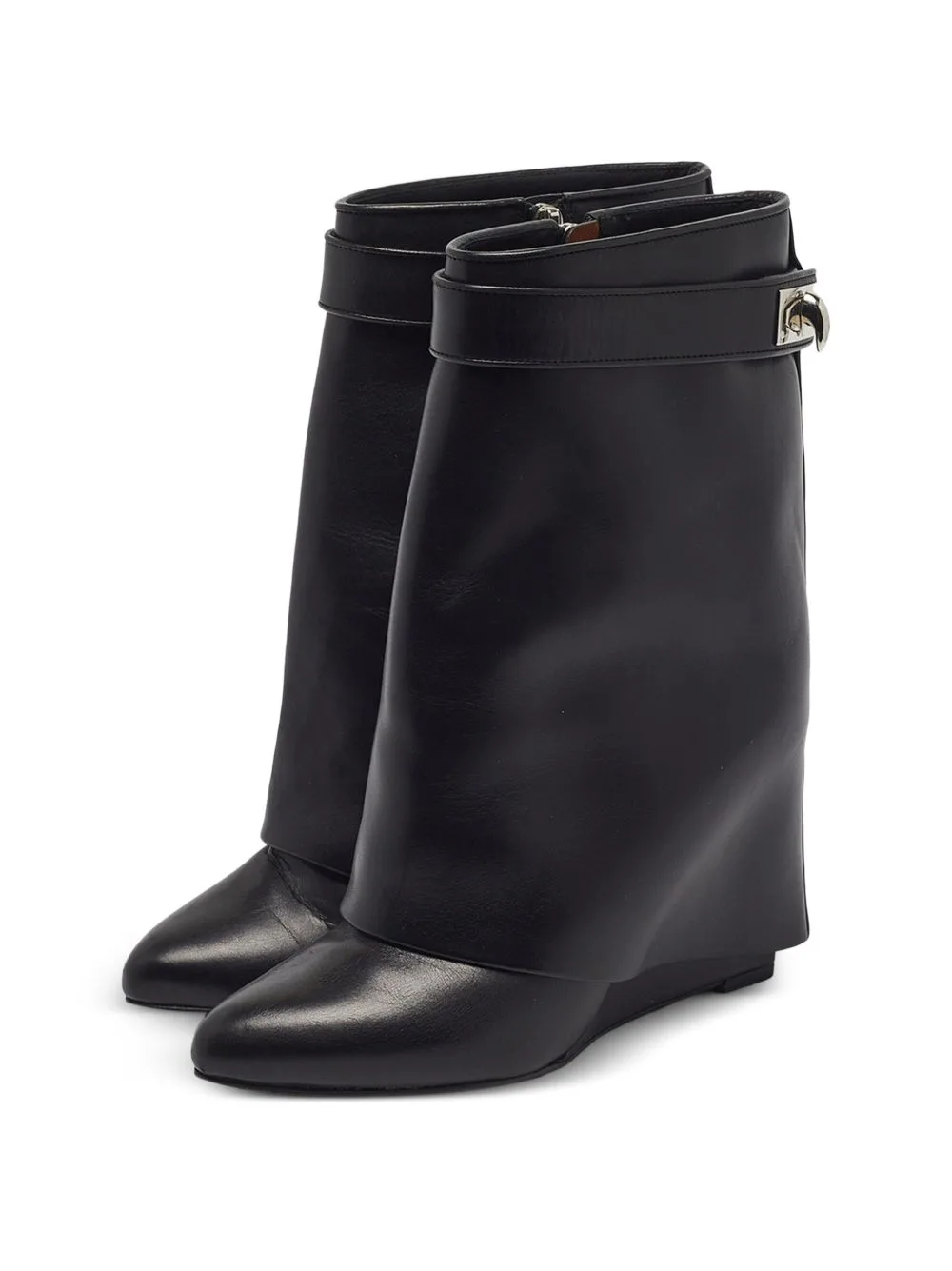 Shark Lock Ankle Boots