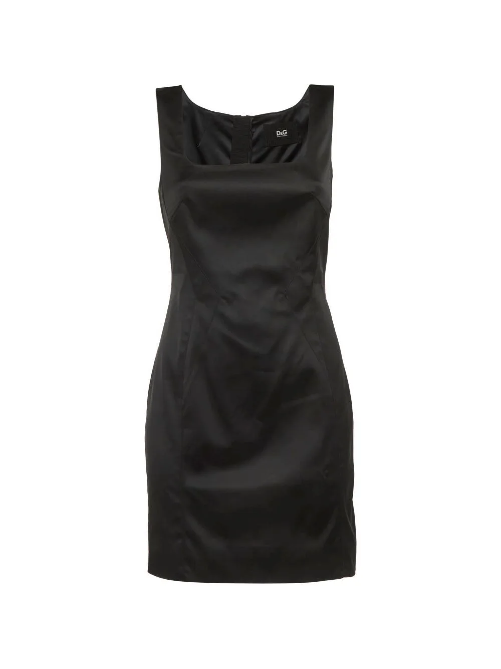 Satin Square-Neck Mini Dress by Dolce & Gabbana Pre-Owned