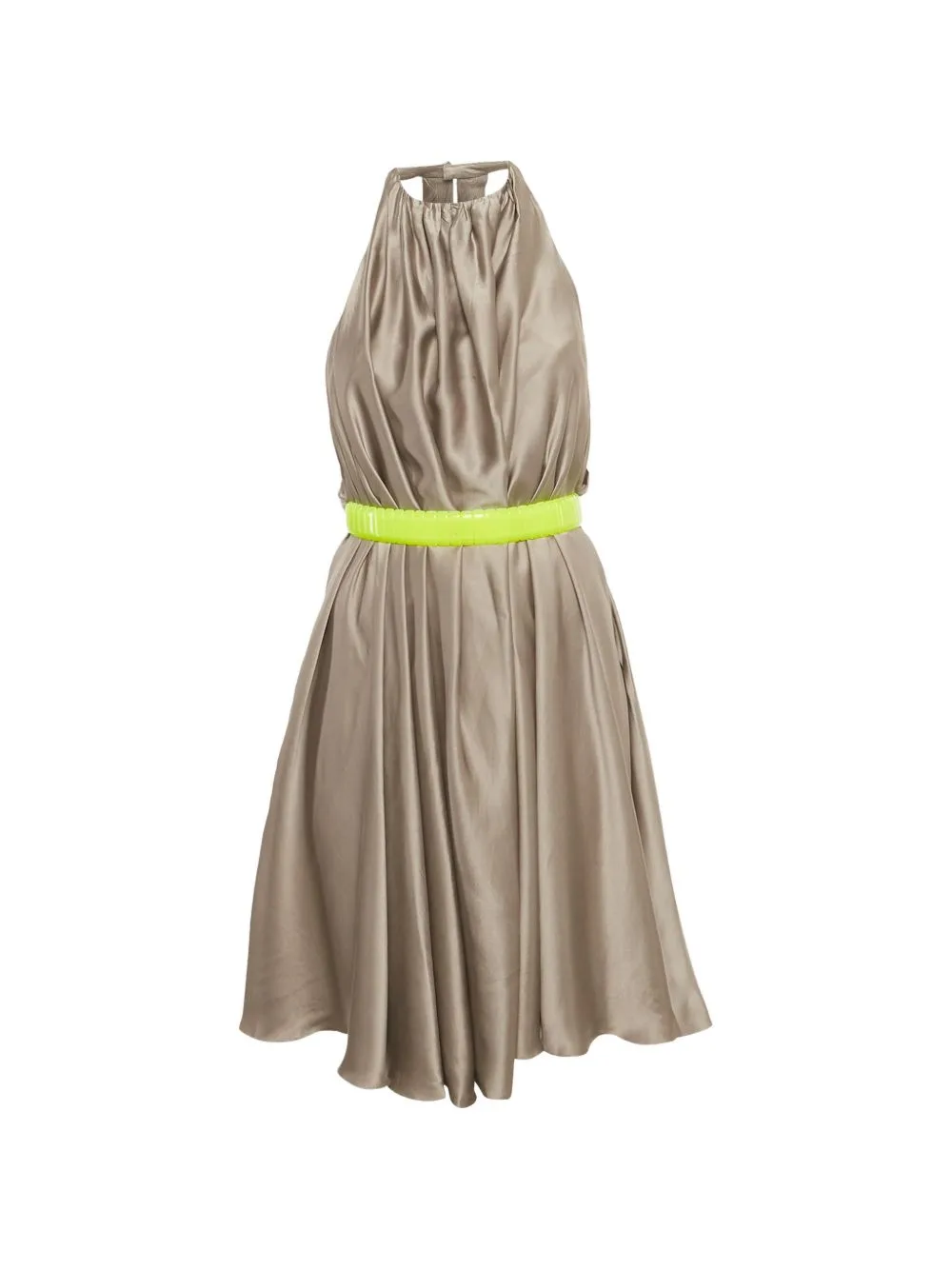 Belted Halter-Neck Mini Dress by Versace Pre-Owned