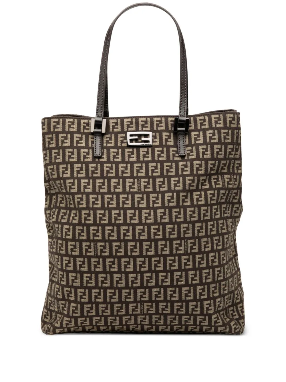 2000-2010 Zucchino Canvas Tote Bag by Fendi Pre-Owned