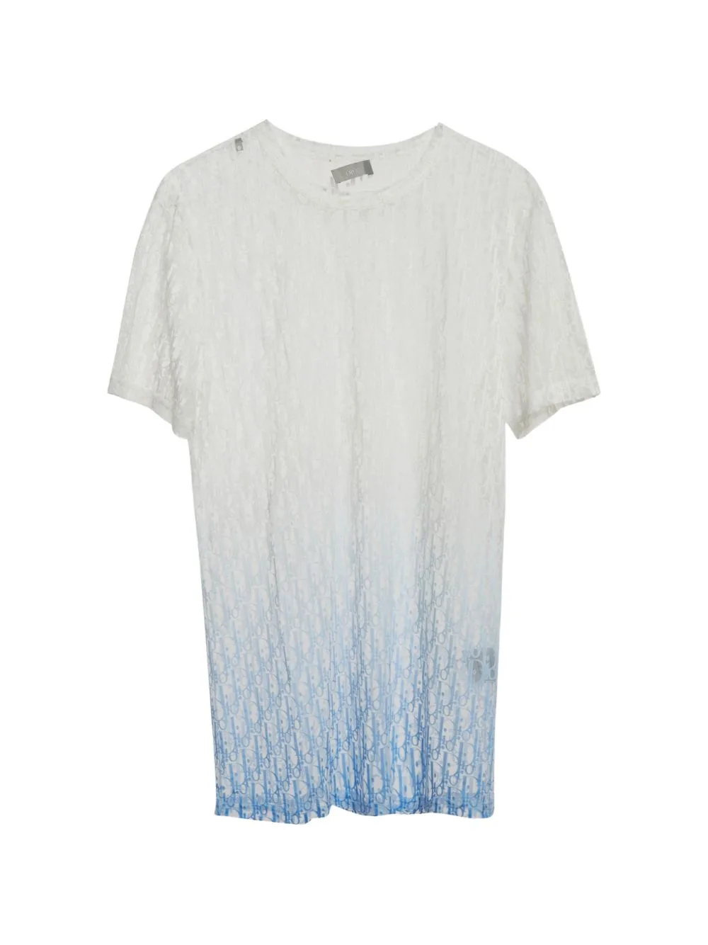 Oblique Sheer T-Shirt by Christian Dior Pre-Owned