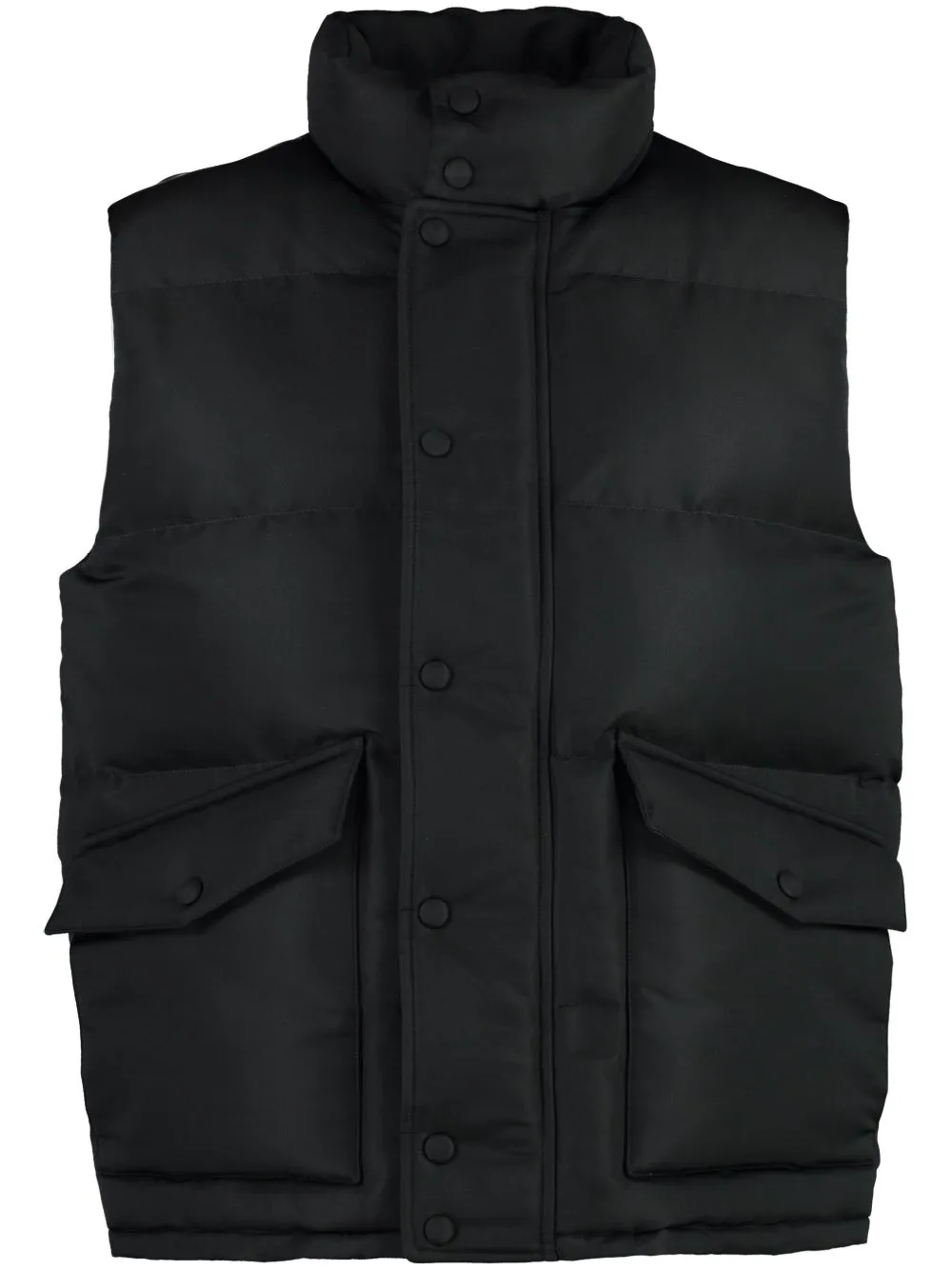 Graffiti-Print Padded Gilet by Alexander McQueen