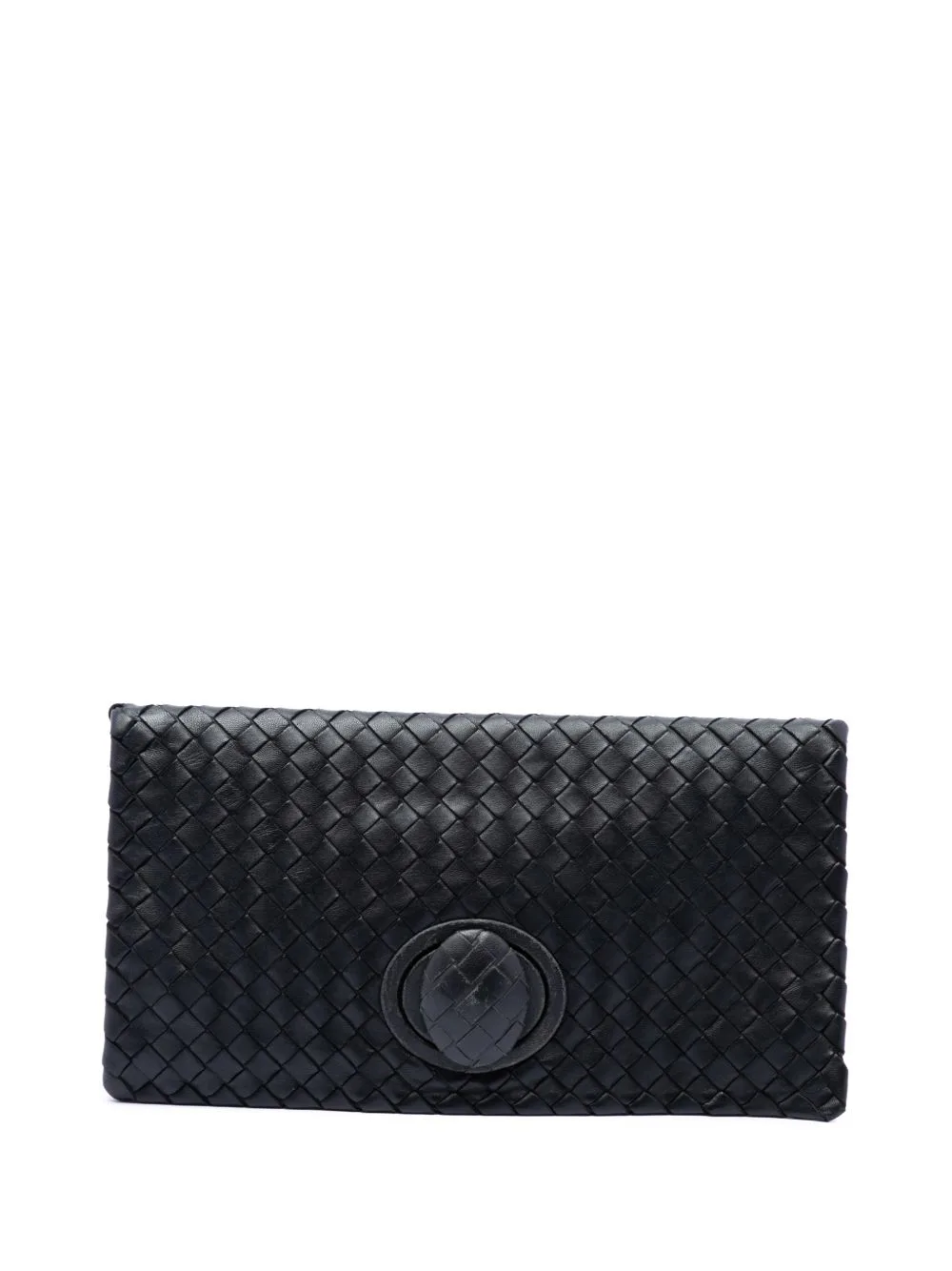 2012-2026 Nappa Intrecciato Turn Lock Clutch Bag