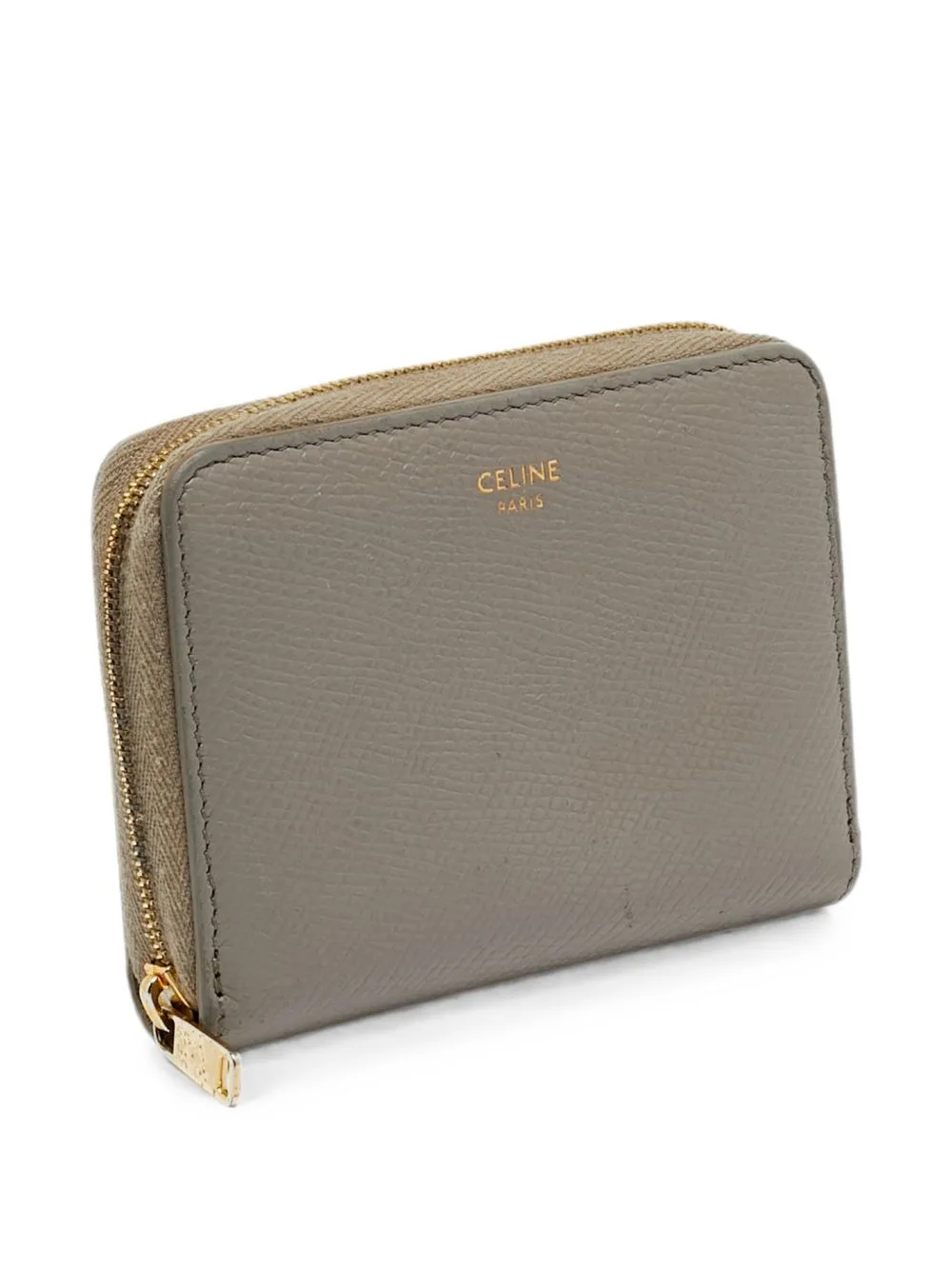 2019 Zip-Around Leather Wallet by Celine Pre-Owned