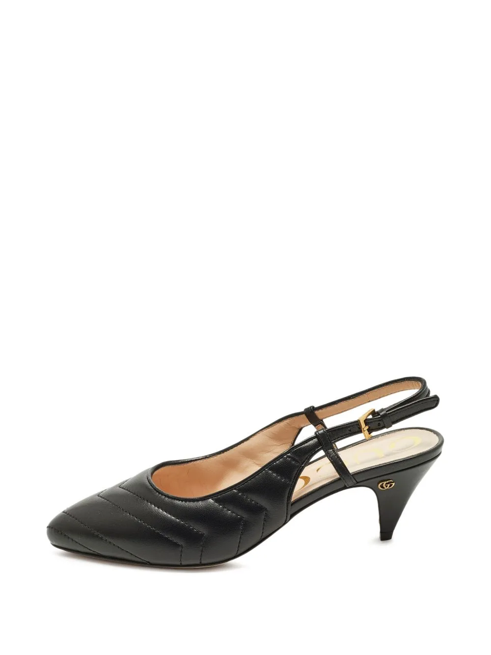 Matelassé Slingback Pumps by Gucci Pre-Owned