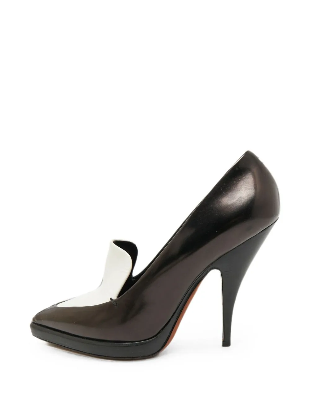 Pointed-Toe Leather Pumps by Celine Pre-Owned