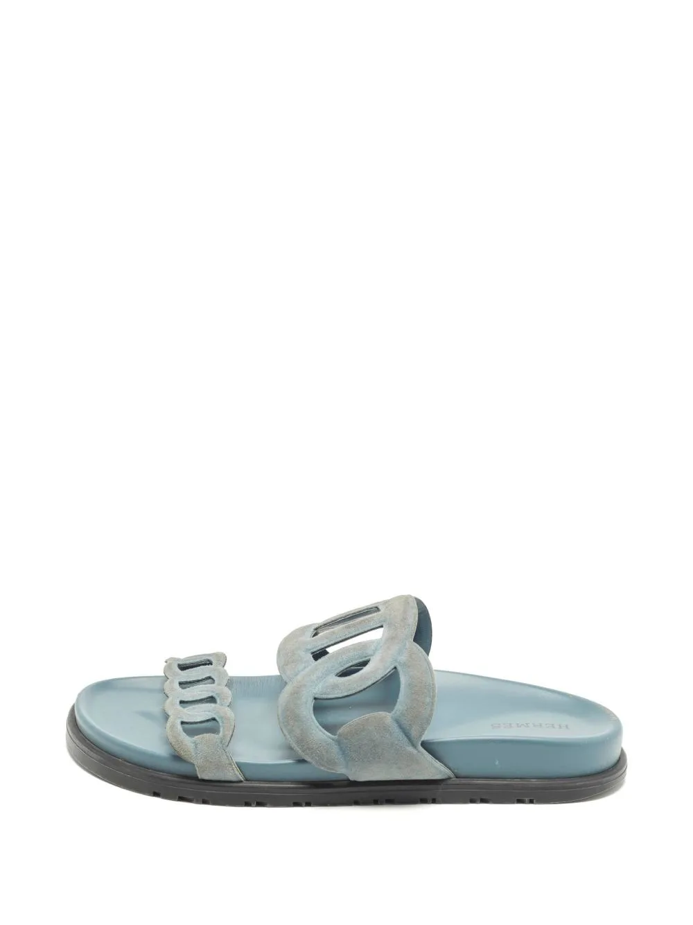 Extra Chaine D'ancre Suede Sandals by Hermès Pre-Owned