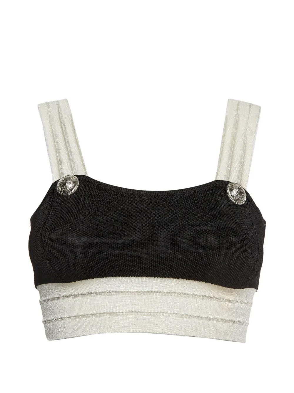 Knitted Bralette Top by Balmain Pre-Owned