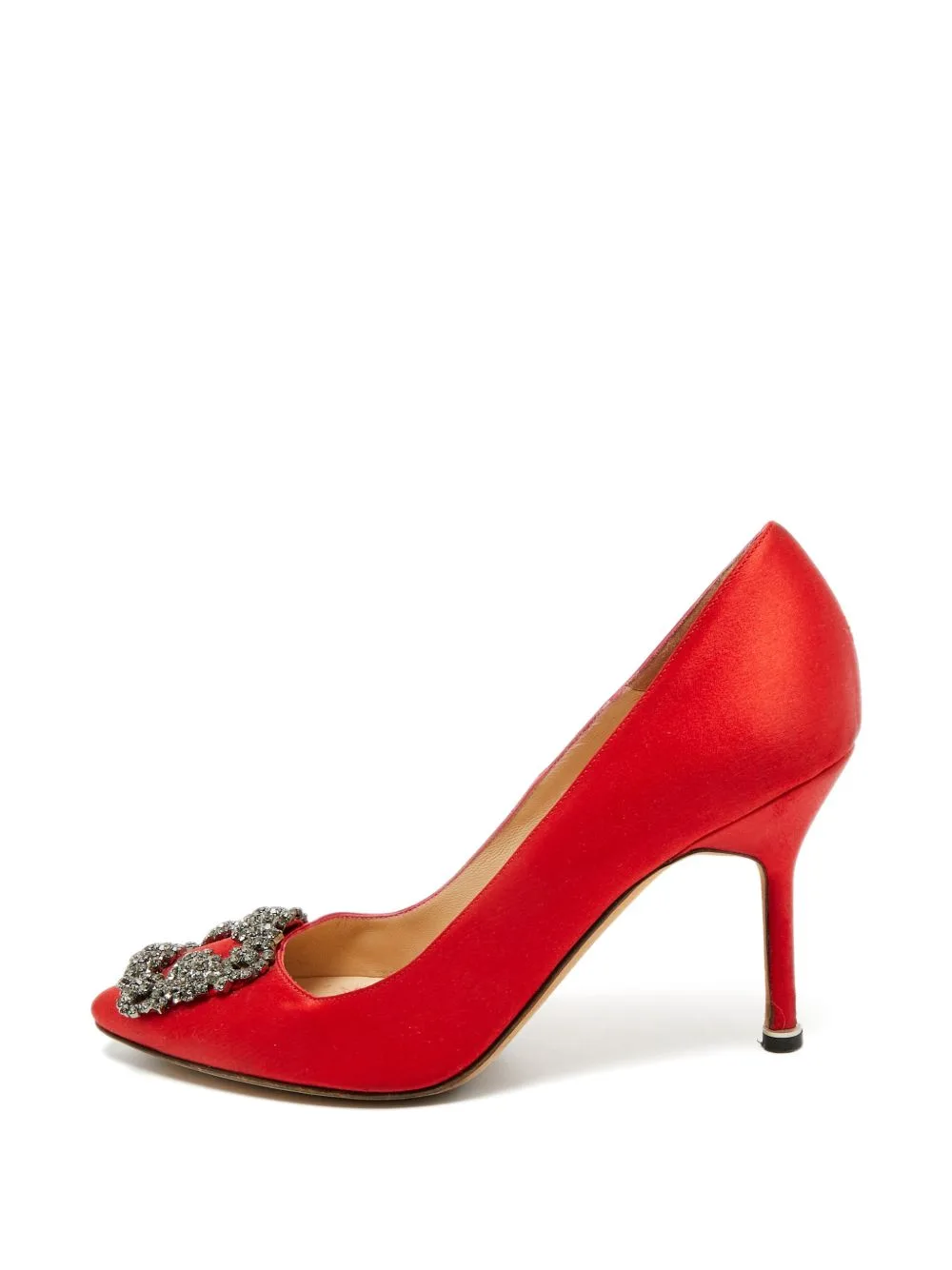 Hangisi Buckle Heeled Pumps by Manolo Blahnik