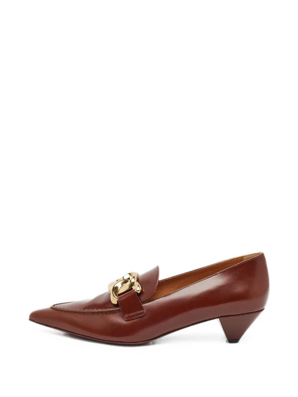 Chain-Link Loafer Pumps by Tod's Vintage