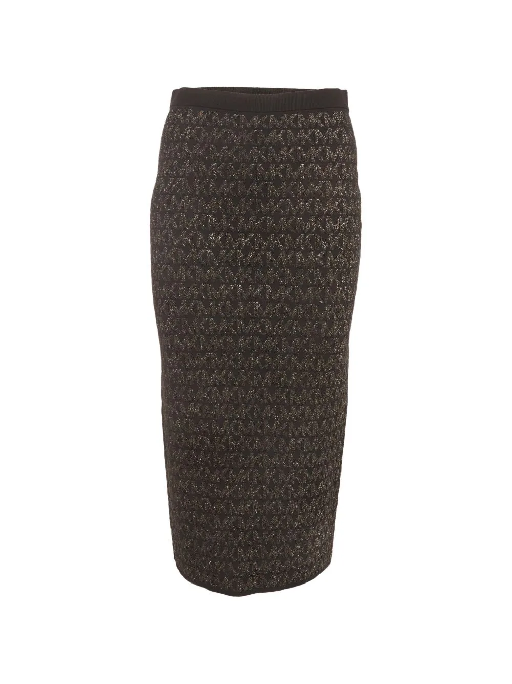 Monogram Pencil Midi Skirt by Michael Michael Kors