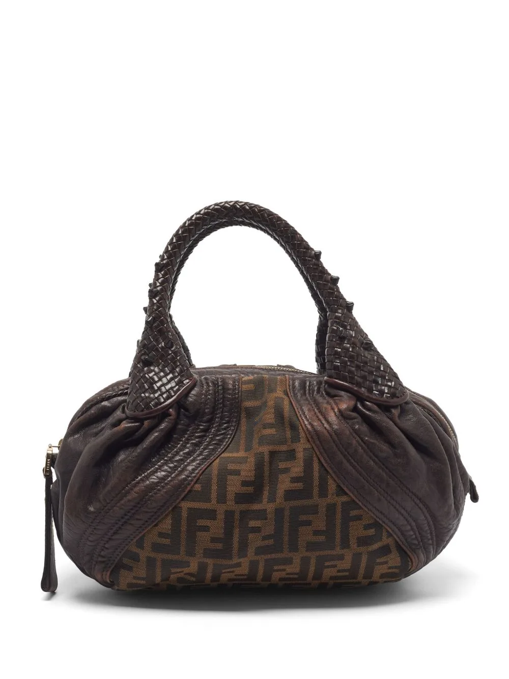 2007 Baby Spy Zucca Shoulder Bag by Fendi Pre-Owned