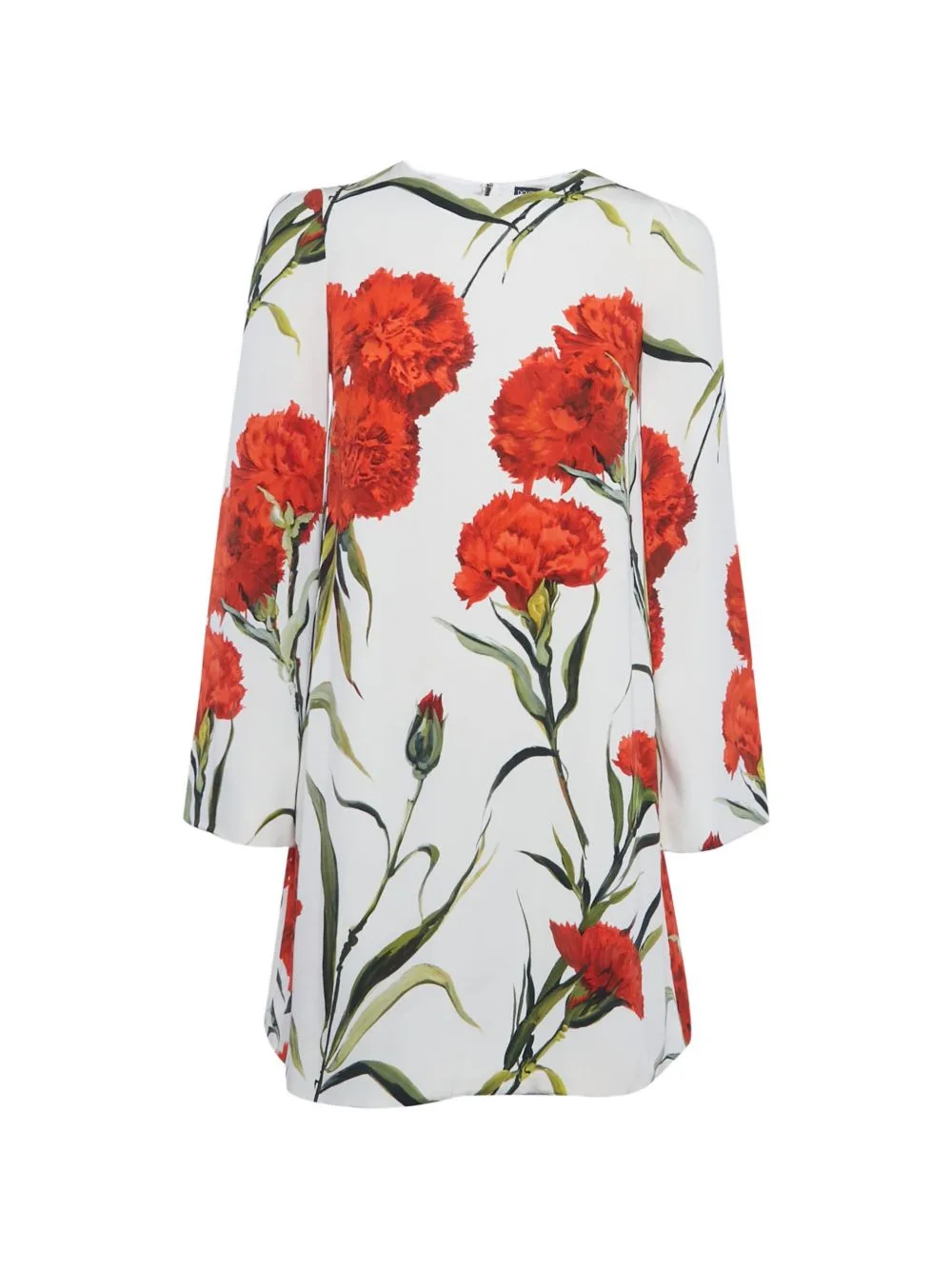 Carnation-Print Mini Dress by Dolce & Gabbana Pre-Owned