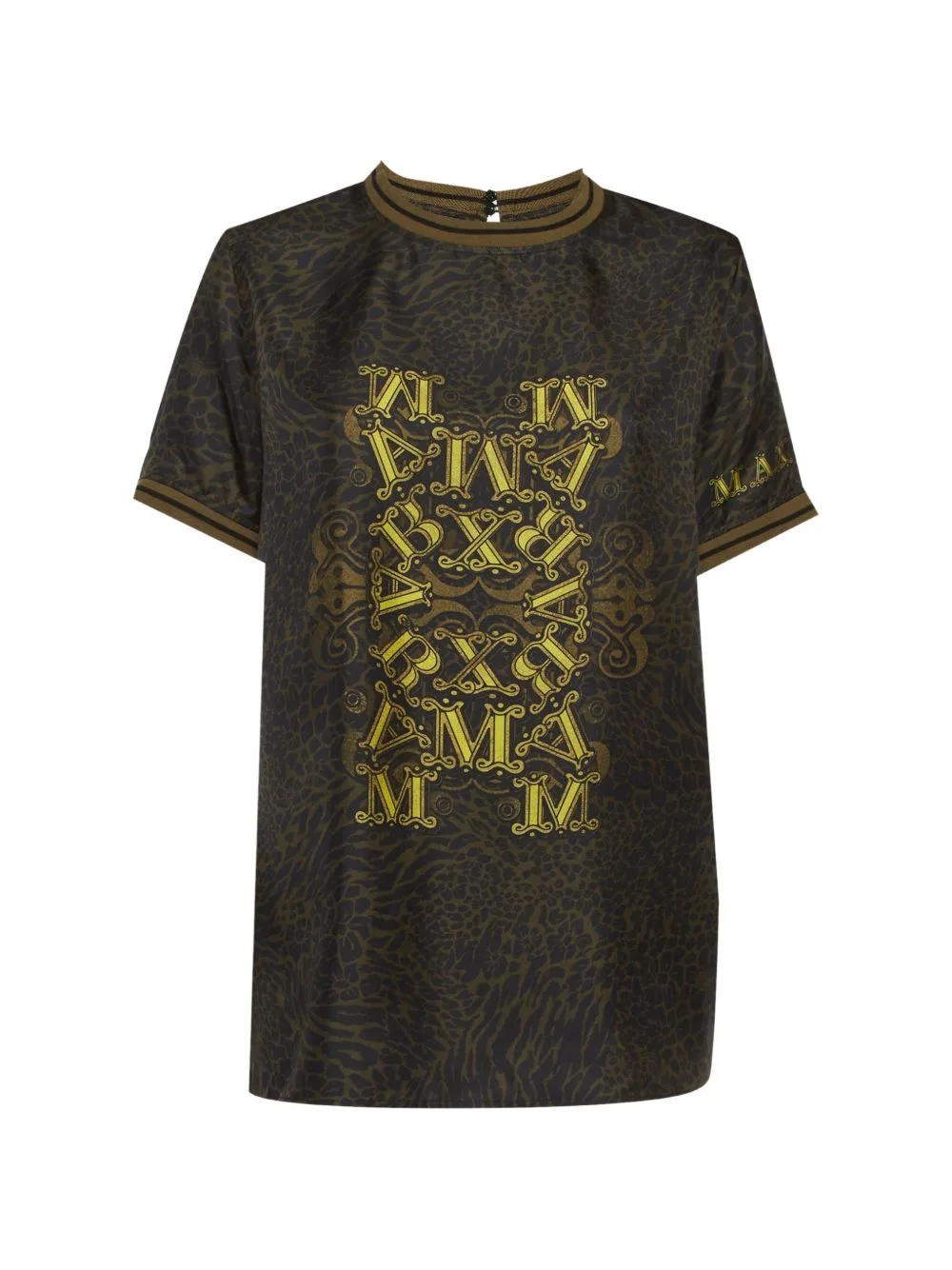 Leopard-Print Silk Top by Max Mara