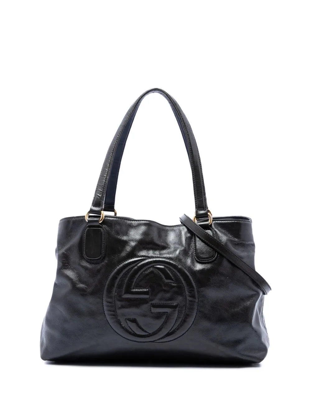 2016-2026 Medium Patent Soho Working Satchel by Gucci Pre-Owned