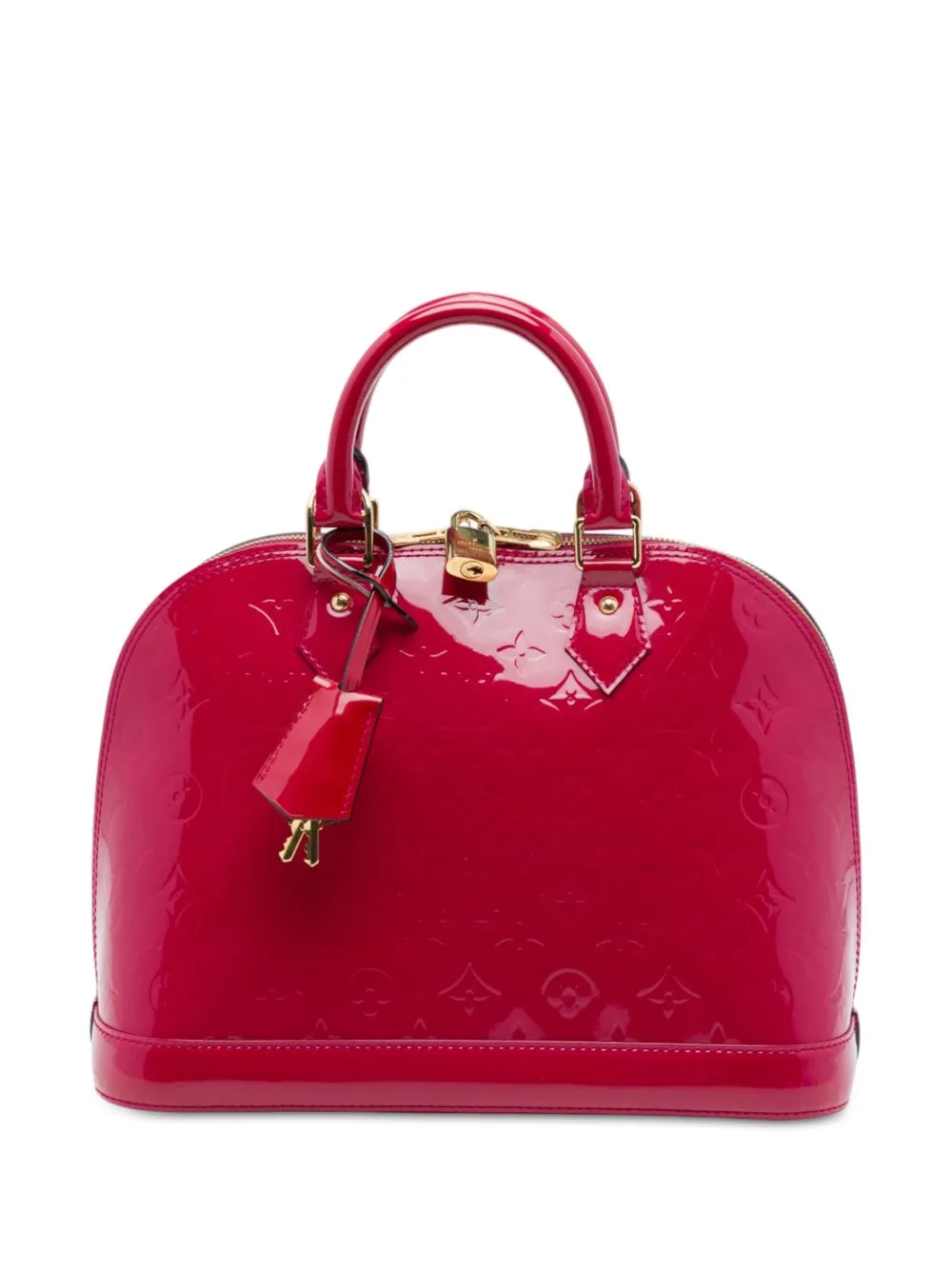 2014 Monogram Vernis Alma PM Handbag by Louis Vuitton Pre-Owned