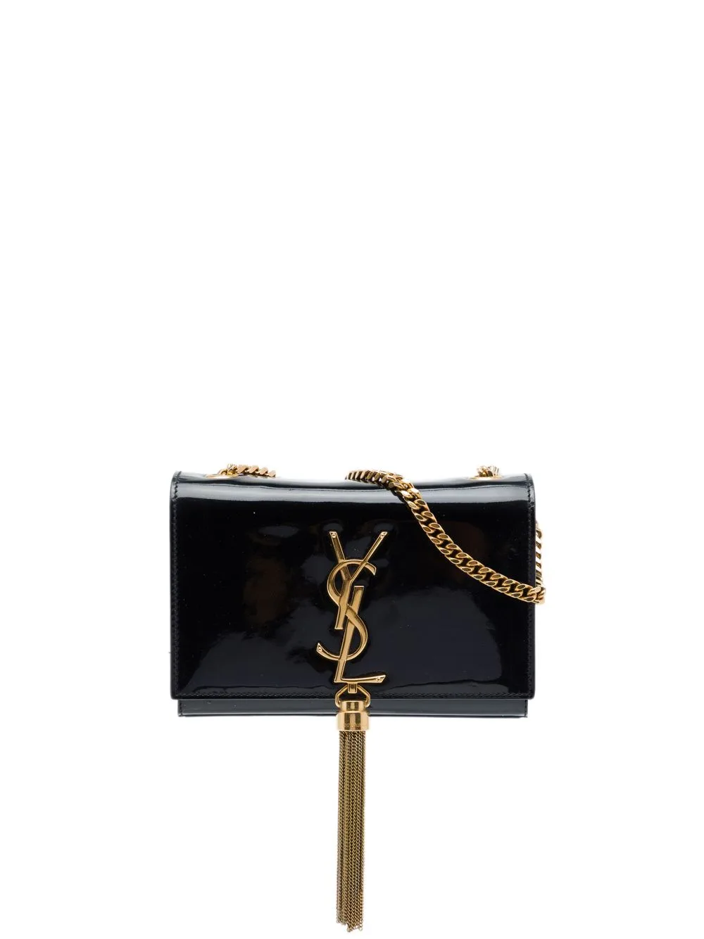 2014 Small Patent Monogram Kate Tassel Crossbody Bag by Saint Laurent Pre-Owned