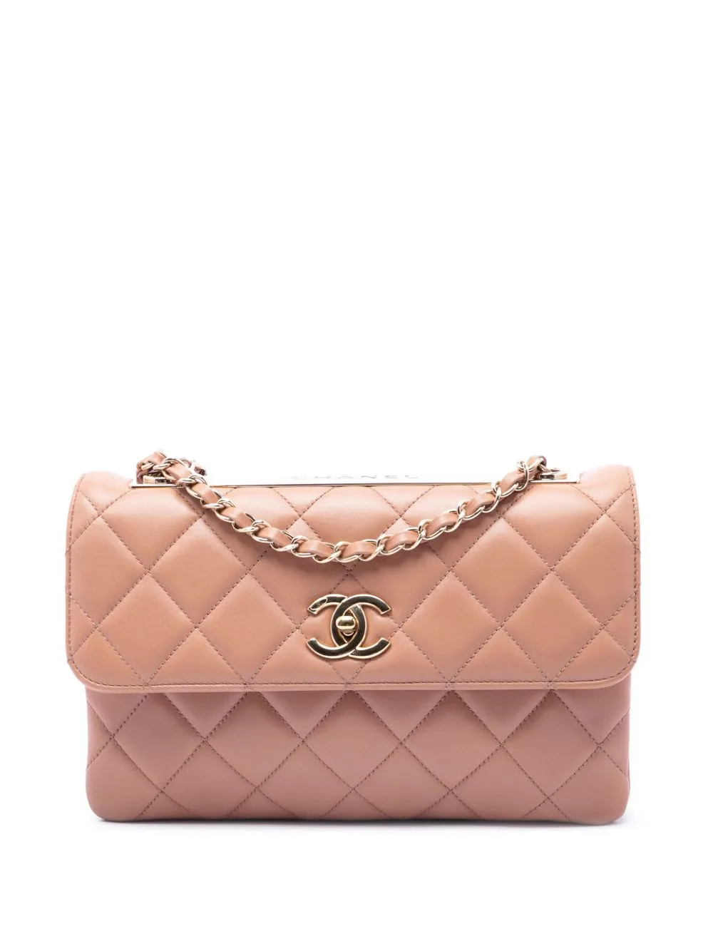 2016-2017 Medium Quilted Lambskin Trendy CC Flap Shoulder Bag