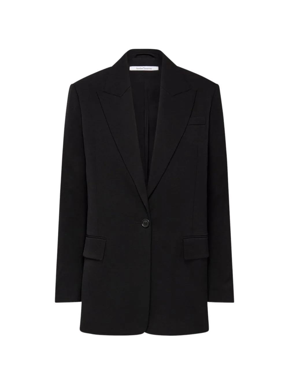 Oversized Peak-Lapel Blazer
