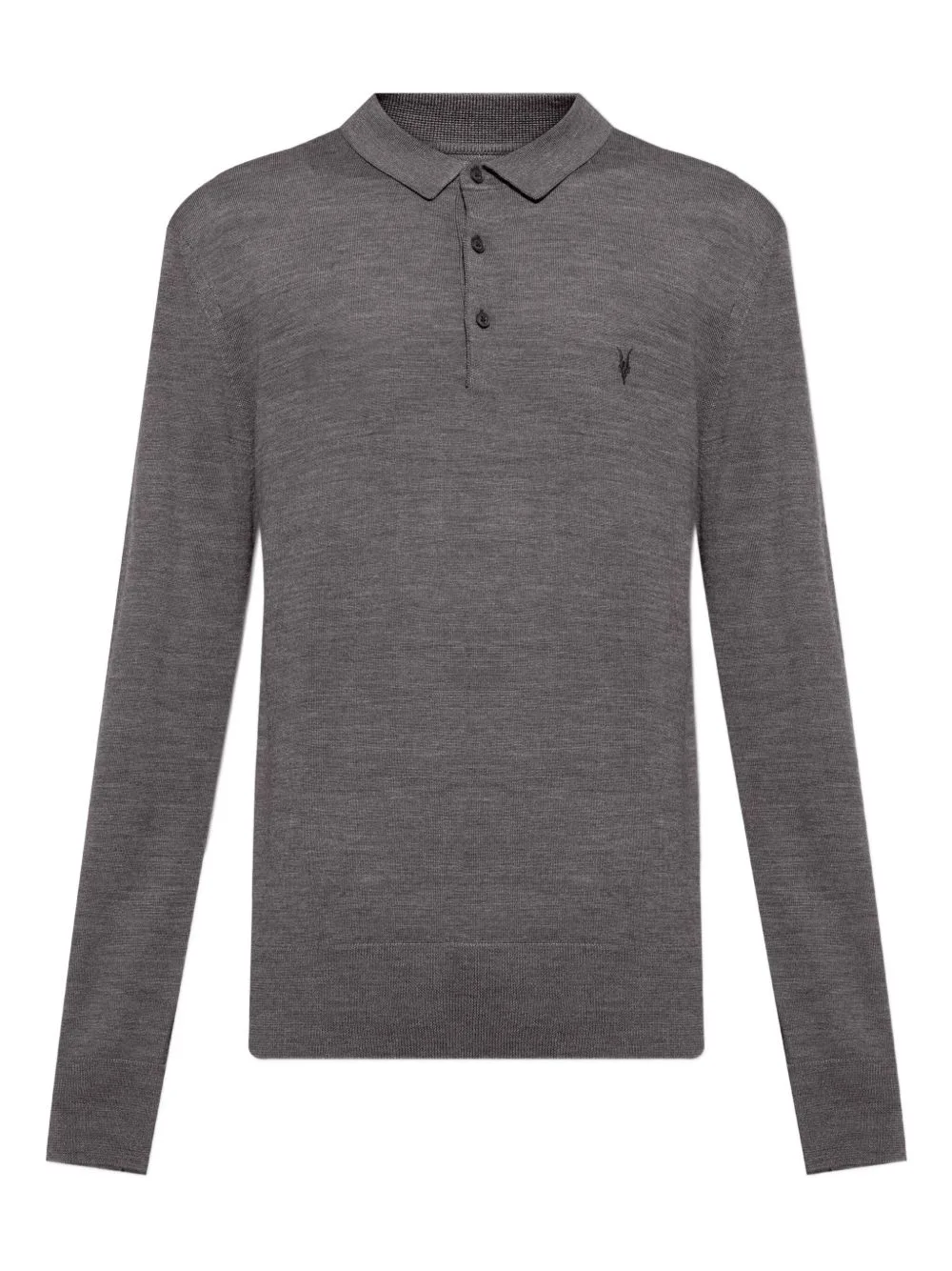Long-Sleeve Polo Shirt by AllSaints