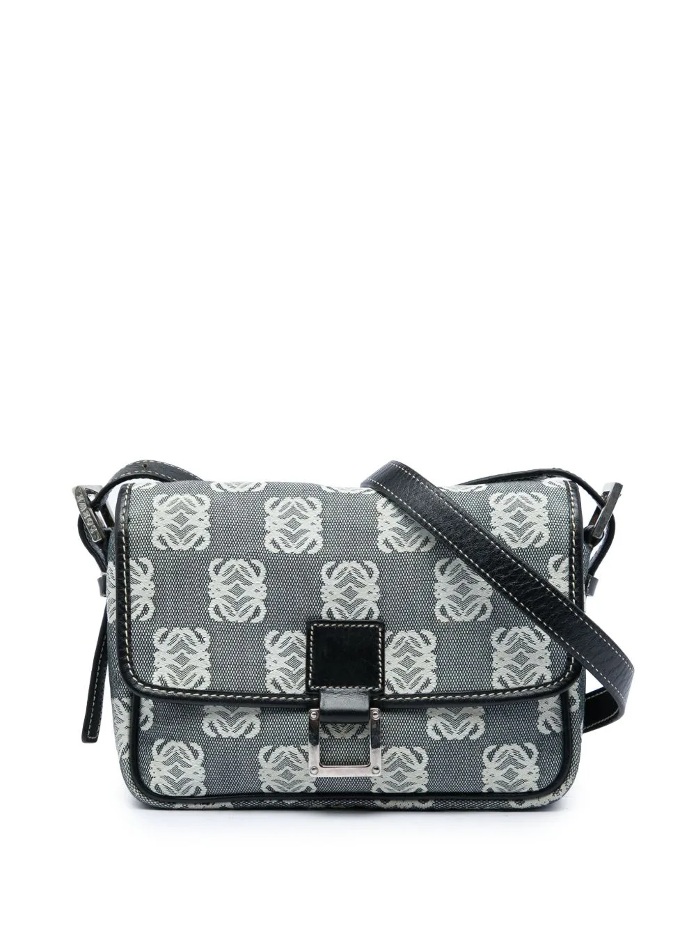 2003 Anagram Canvas Flap Crossbody Bag by Loewe Pre-Owned