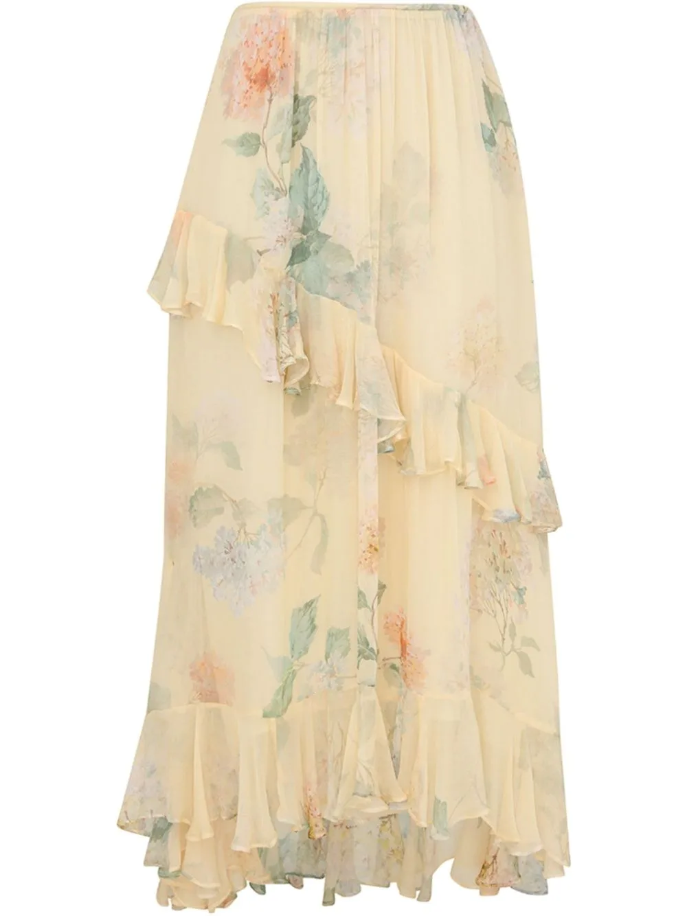 Illuminate Asymmetric Maxi Skirt by ZIMMERMANN