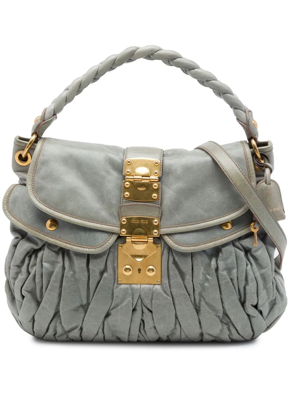2010-2026 Matelasse Nappa Coffer Satchel by Miu Miu Pre-Owned