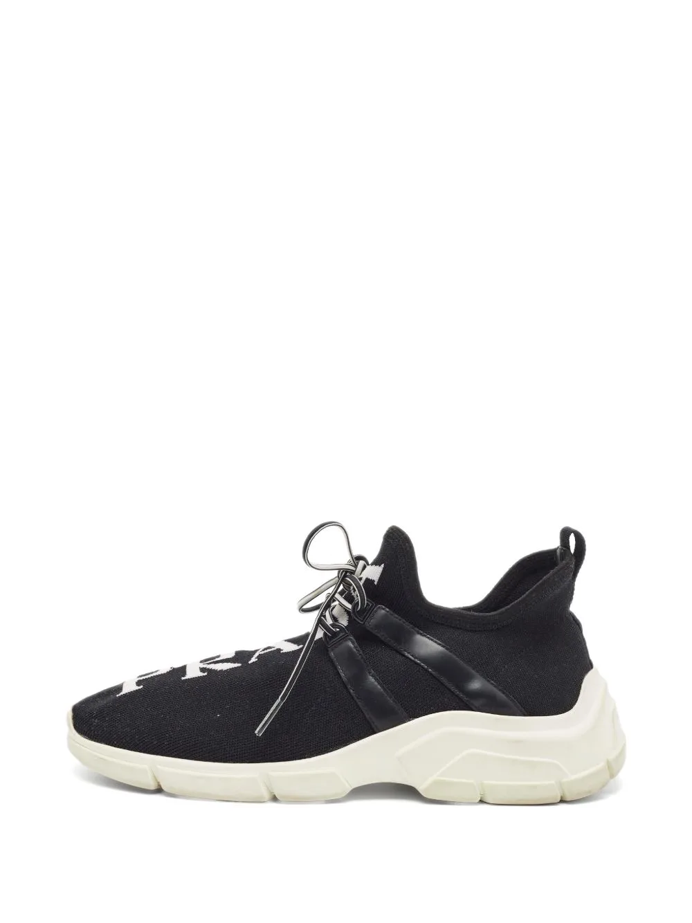 Knit Low-Top Sneakers by Prada Pre-Owned